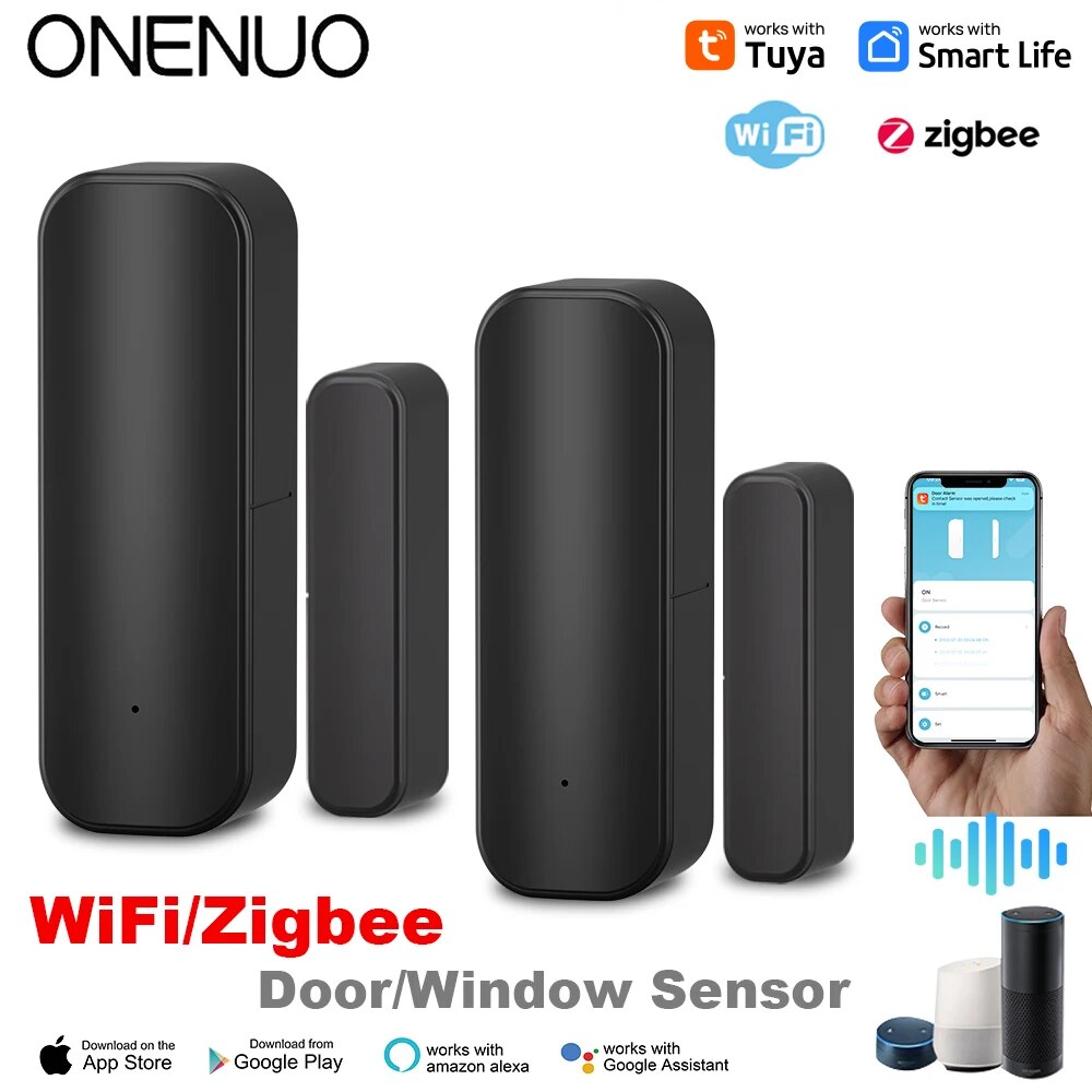 Smart Home Improvement - Tuya WiFi/ZigBee Door Window Sensor Smart