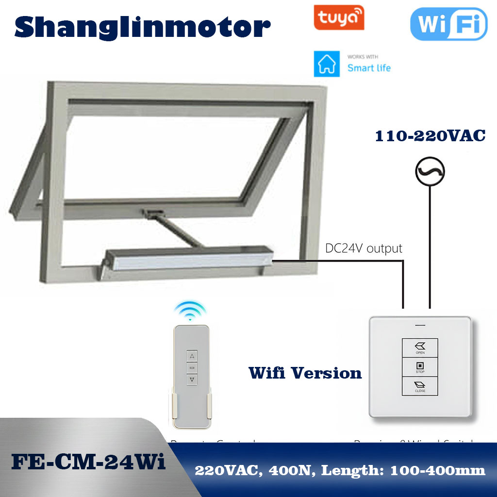 Smart Home Wifi Hub - Tuya WiFi Smart Window Opener 100-240V