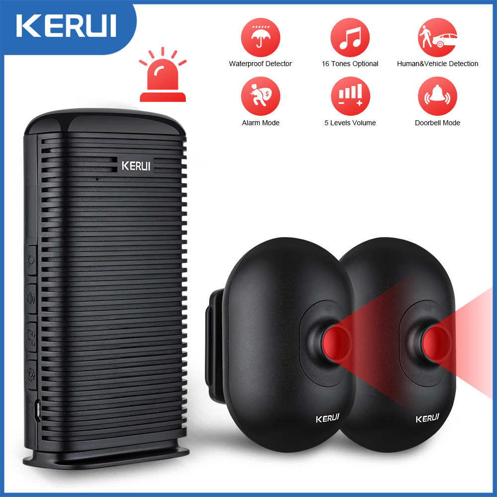 Smart Home Improvement - KERUI DW9 Garage Alarm Wireless Driveway