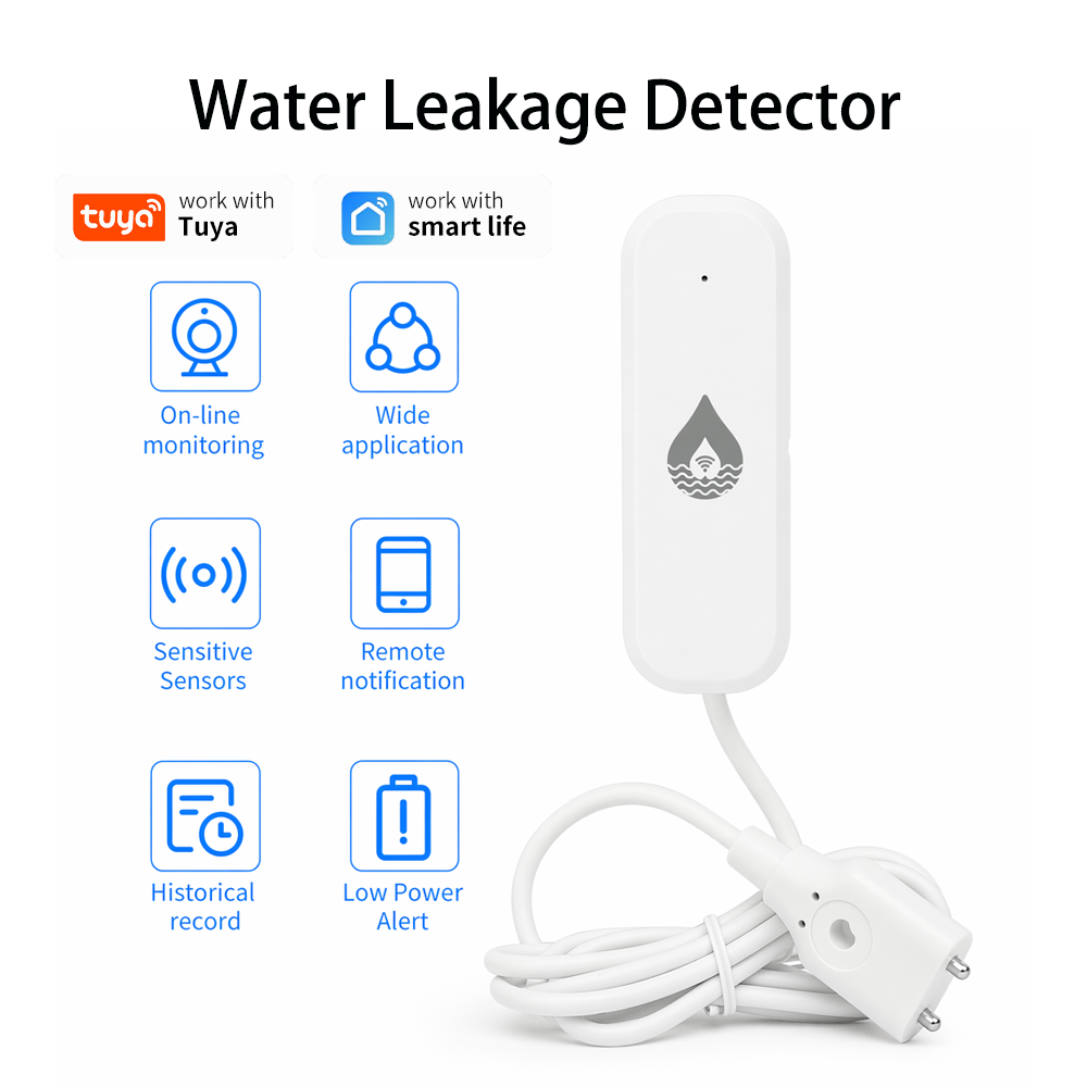 Smart Home Improvement - YFK WiFi/Zigbee Water Leakage Alarm Sensor