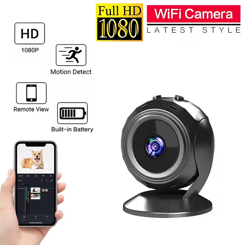 Smart Home Kamera - Mini Wifi Camera 360° Rotated Espia