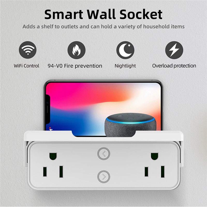 Smart Home Wifi Hub - RISE- Smart Plug 10A, WiFi Outlet