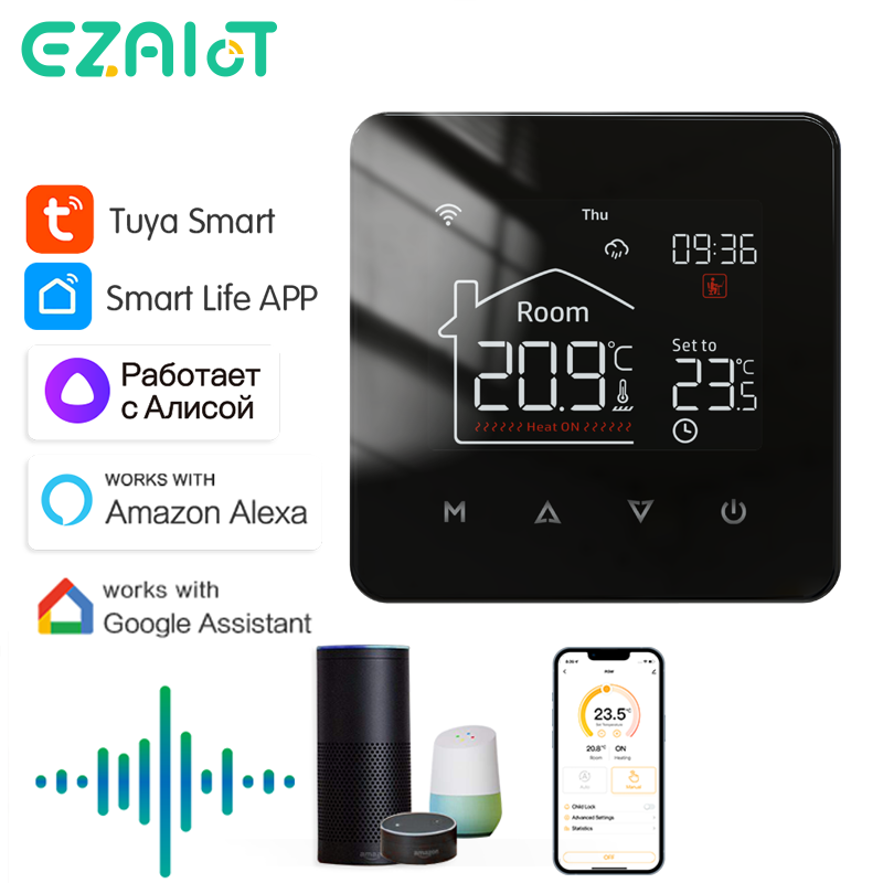 Smart Home Thermostat - WiFi Tuya Smart Home Thermostat Heating