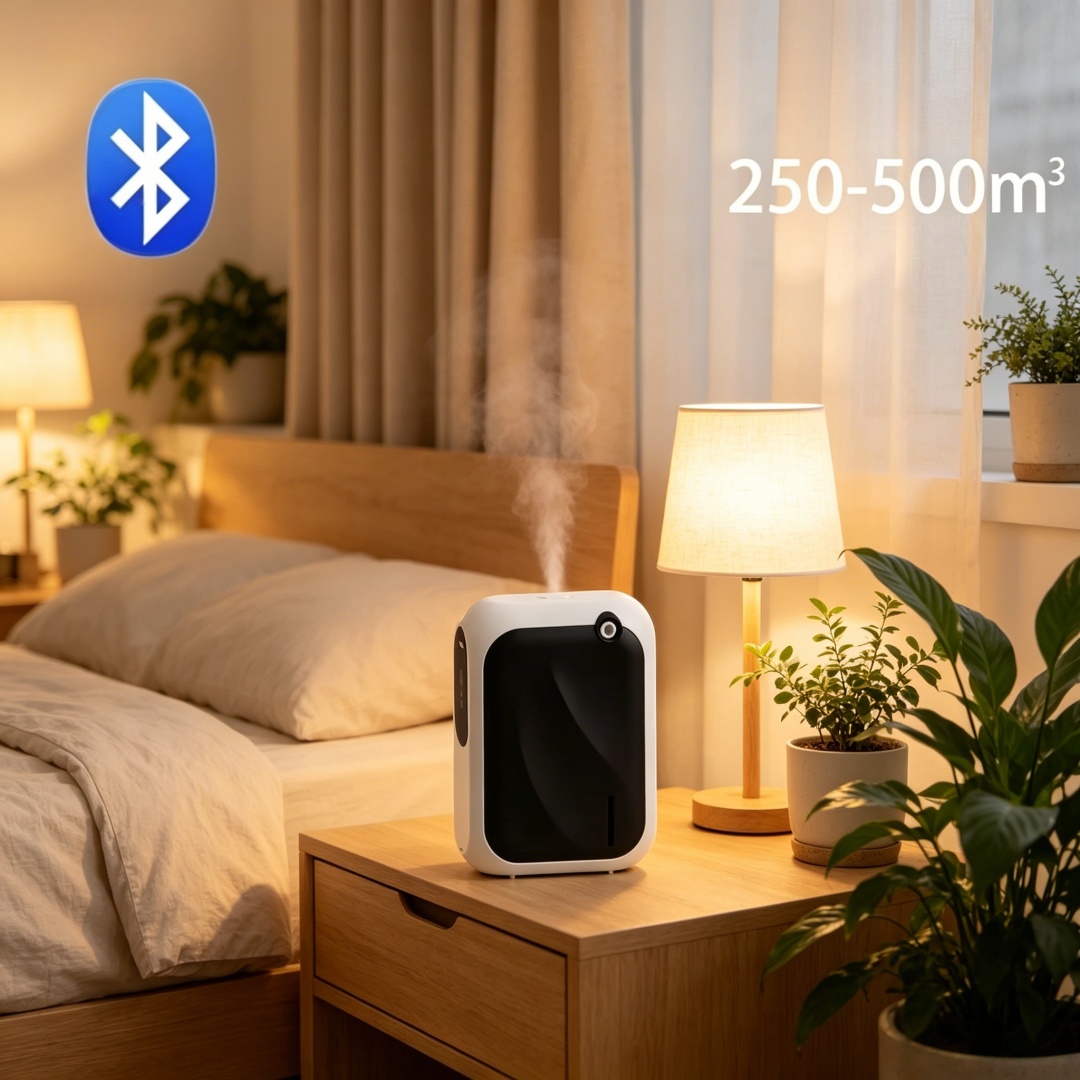 Smart Home Fragrance Diffuser - JQNING Bluetooth Smart Aroma Diffuser Air