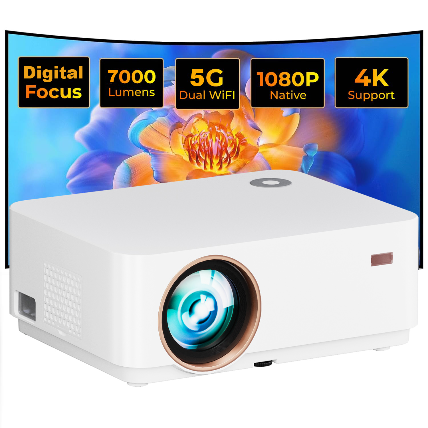 Smart Home Retrofit - WZATCO D5A 1080P Digital Focus Full