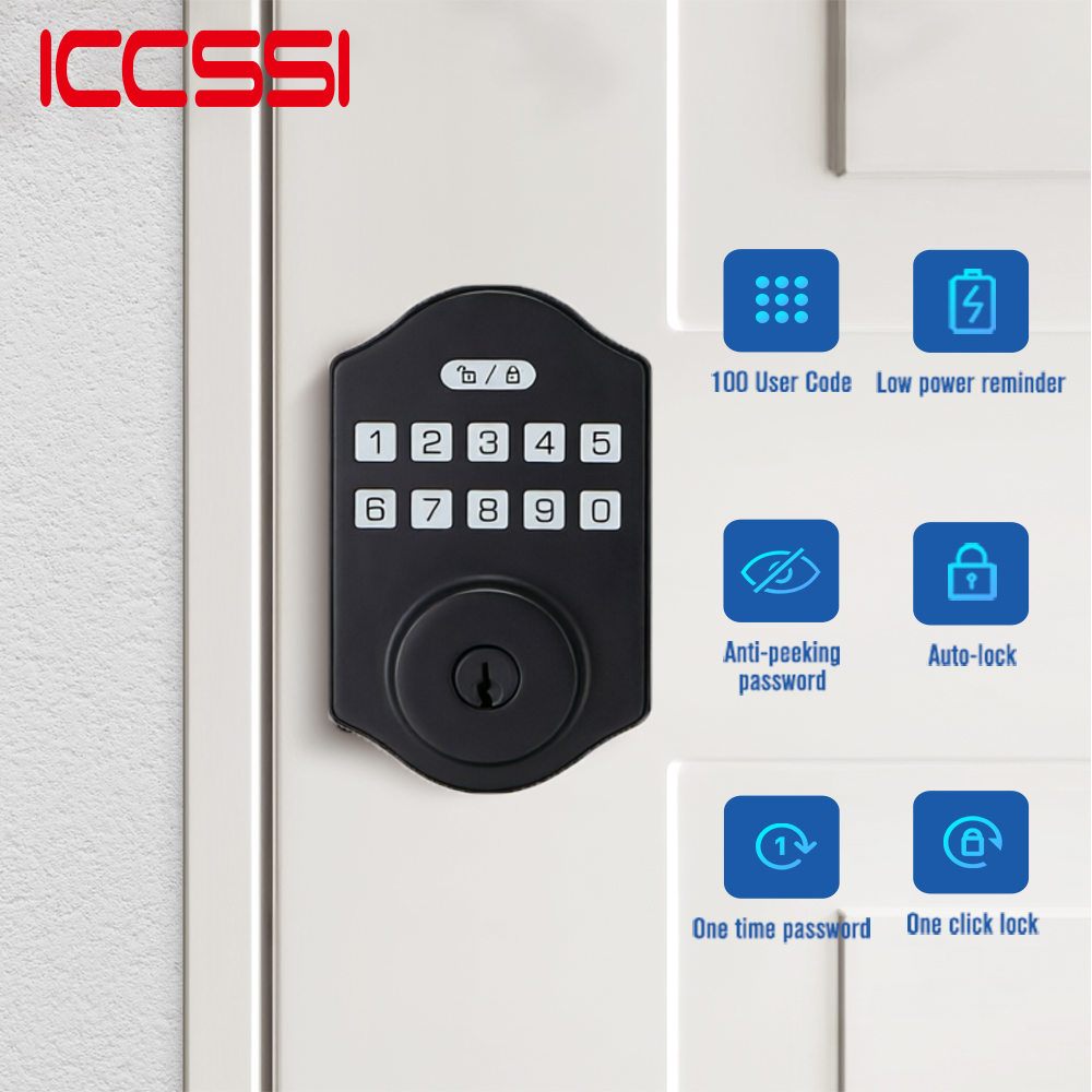 Smart Home Lock - ICCSSI Smart Password Lock Tuya Door