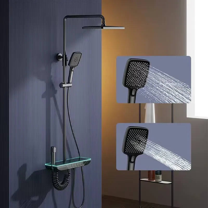 Smart Home Thermostat - Smart Digital Thermostatic Shower Set Brass