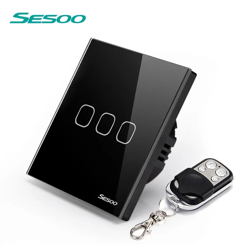 SESOO Remote Touch Switch, 3 G - Smart Home Matter ulasan dan harga