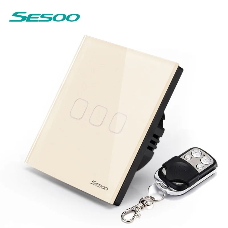 SESOO Remote Touch Switch, 3 G - Smart Home Matter ulasan dan harga