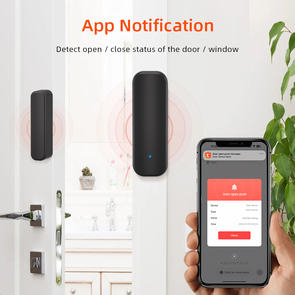 Tuya WiFi/ZigBee Door Window S - Smart Home Improvement ulasan dan harga