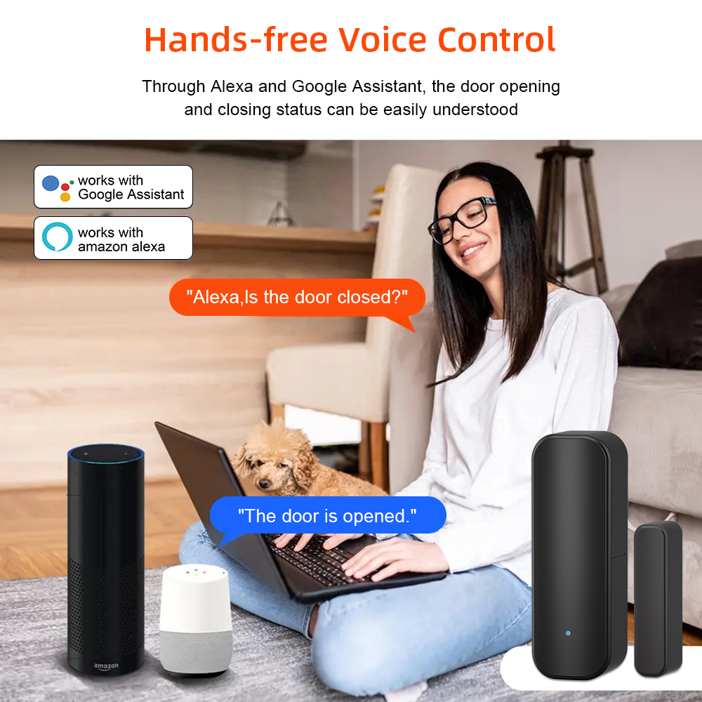 Tuya WiFi/ZigBee Door Window S - Smart Home Improvement ulasan dan harga