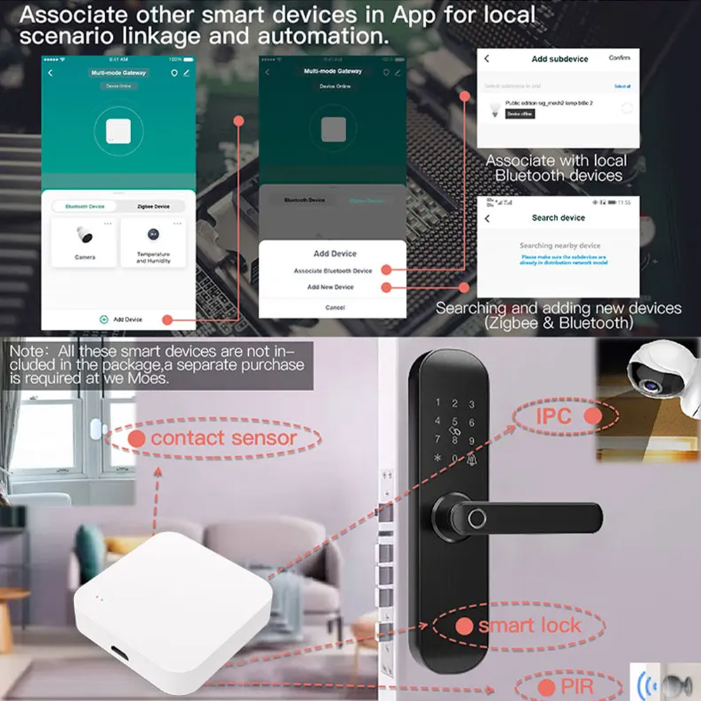 Tuya Zigbee Bluetooth Multi-mo - Smart Home Improvement ulasan dan harga