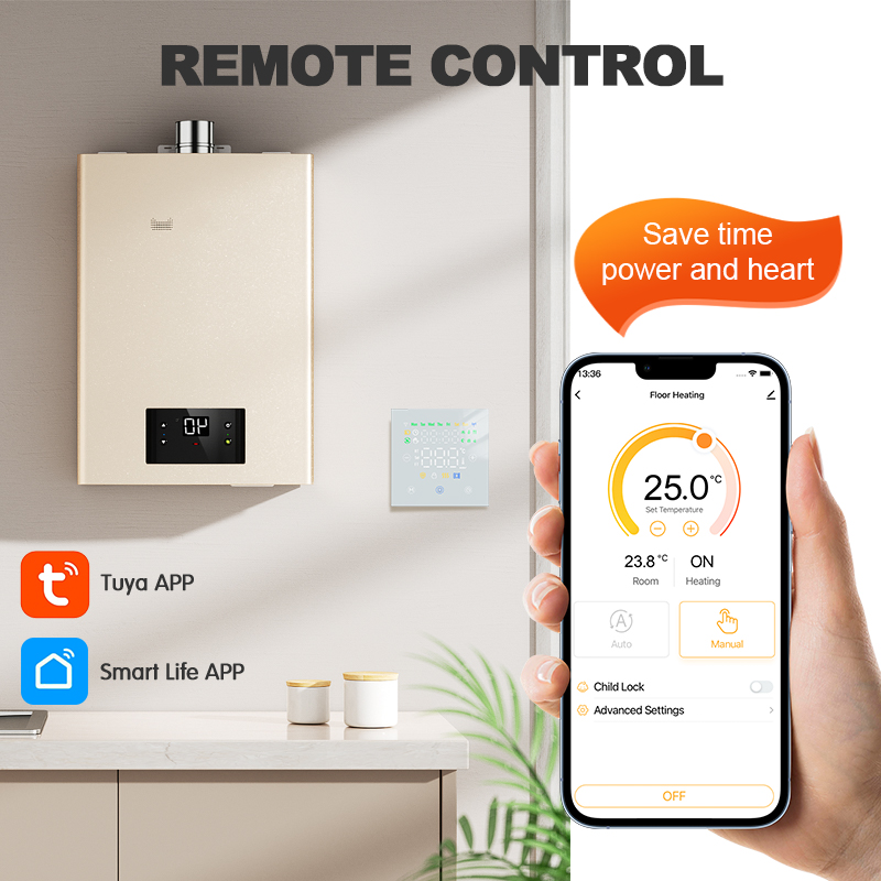 Tuya Smart Thermostat WiFi Rem - Smart Home Thermostat ulasan dan harga