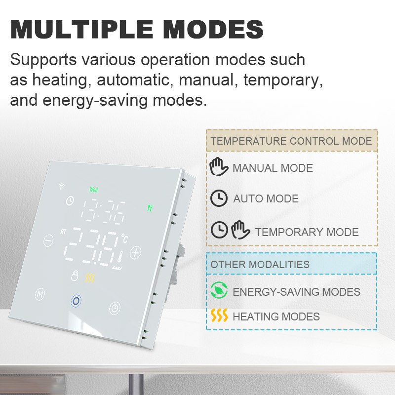 Tuya Smart Thermostat WiFi Rem - Smart Home Thermostat ulasan dan harga