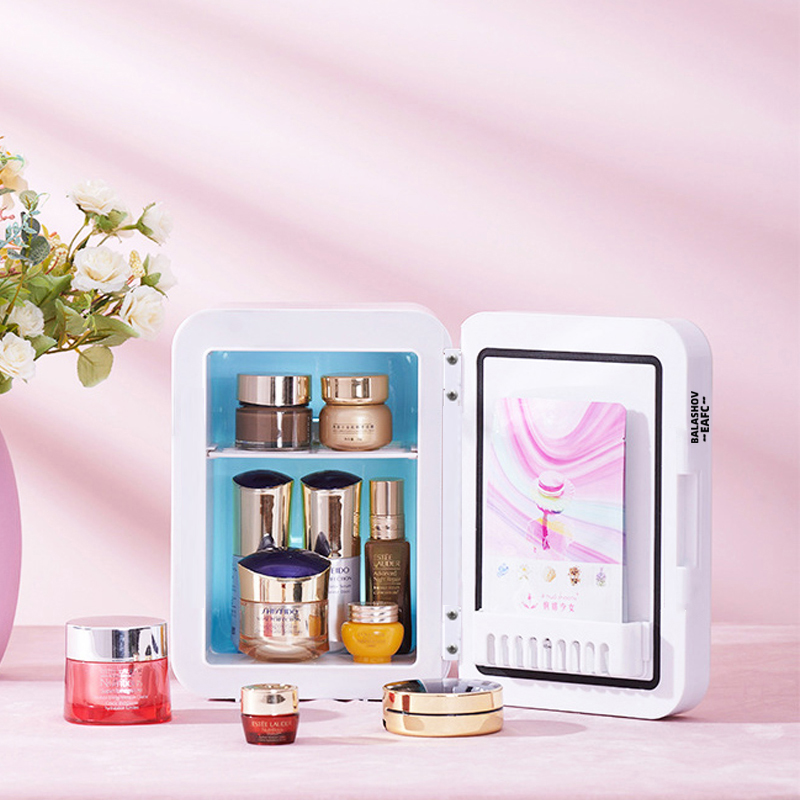 4L Mini Makeup Fridge WIth LED - Smart Home Retrofit ulasan dan harga