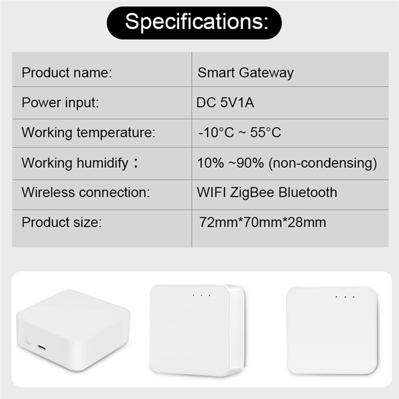 Tuya Zigbee WiFi Bluetooth Sma - Smart Home Wifi Hub ulasan dan harga