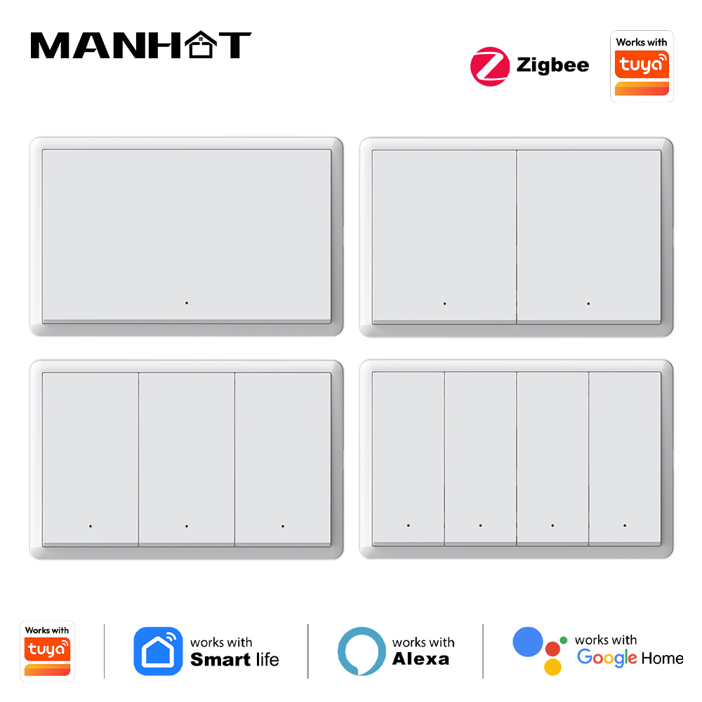 Manhot Smart zigbee Switch No  - Smart Home Google ulasan dan harga