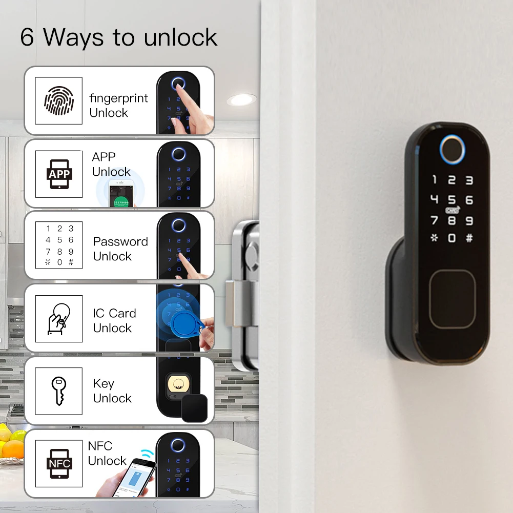 MOES WiFi Tuya Smart Lock Door - Smart Home Lock ulasan dan harga