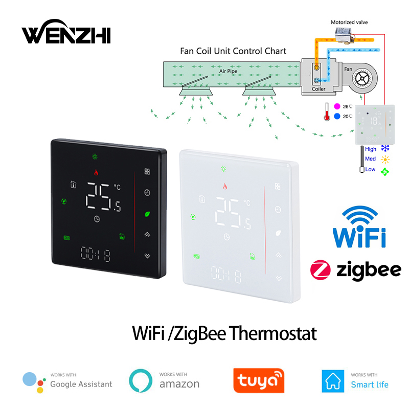 Zigbee/Wifi Air Conditioning T - Smart Home Thermostat ulasan dan harga