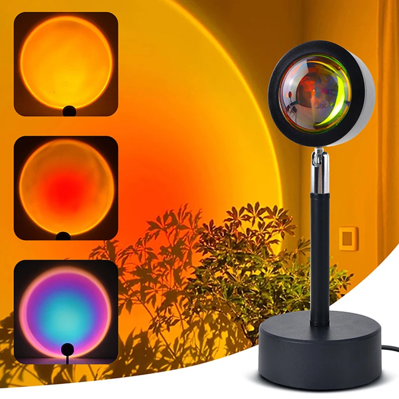 Smart LED Sunset Lamp Colorful - Smart Home Matter ulasan dan harga