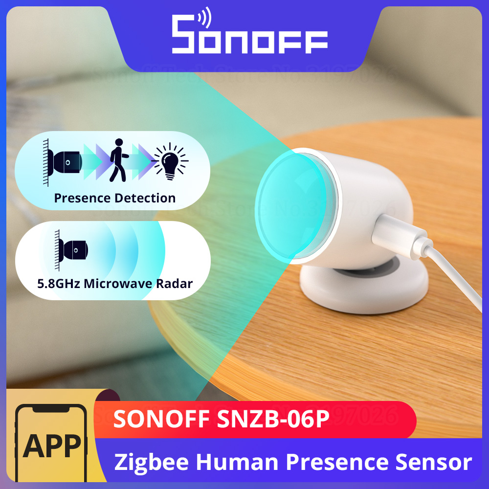 SONOFF SNZB-06P Zigbee Human P - Smart Home Retrofit ulasan dan harga