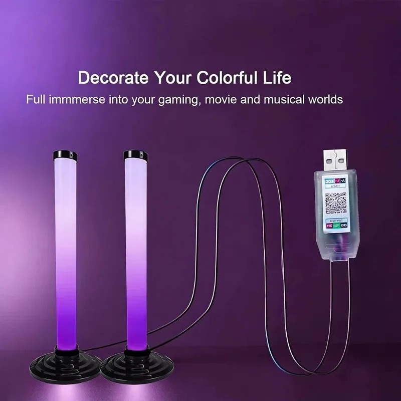 RGB LED Light Bar USB Powered, - Smart Home Remote ulasan dan harga