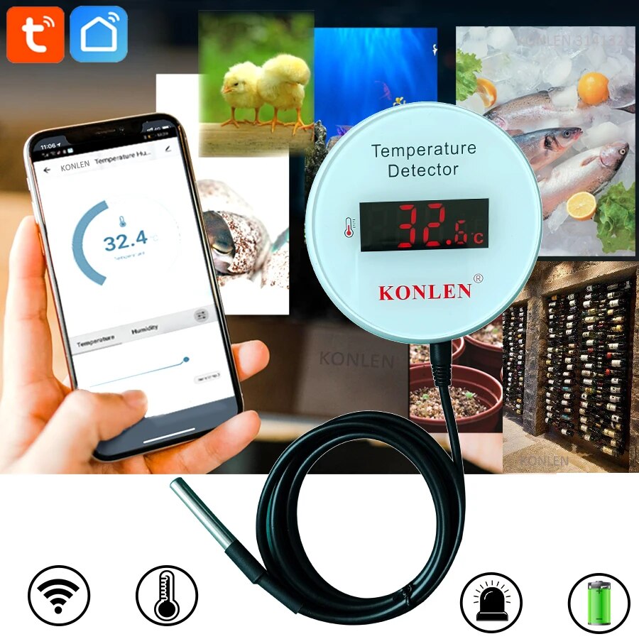 KONLEN Tuya Wifi Temperature S - Smart Home Thermostat ulasan dan harga