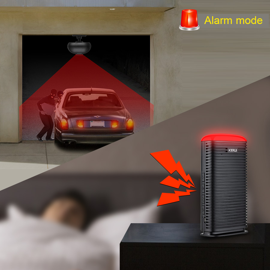 KERUI DW9 Garage Alarm Wireles - Smart Home Improvement ulasan dan harga