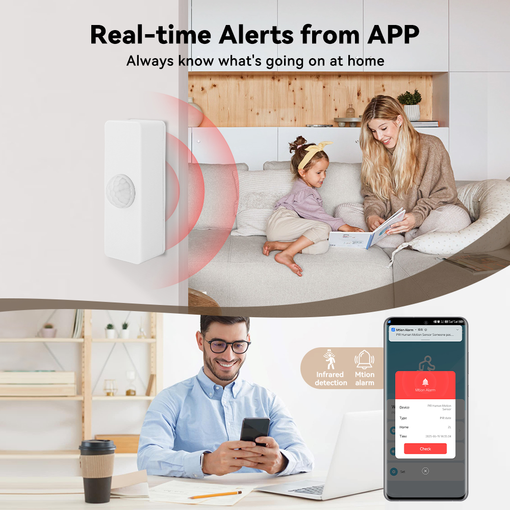 Tuya Smart PIR Motion Sensor S - Smart Home Retrofit ulasan dan harga