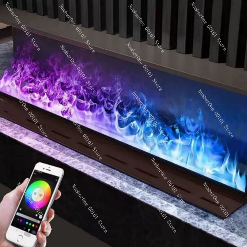Smart Atomized Fireplace with  - Smart Home Simulation ulasan dan harga