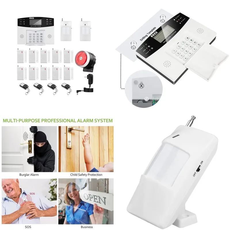 House Burglar Alarm Kit Auto D - Smart Home Remote ulasan dan harga