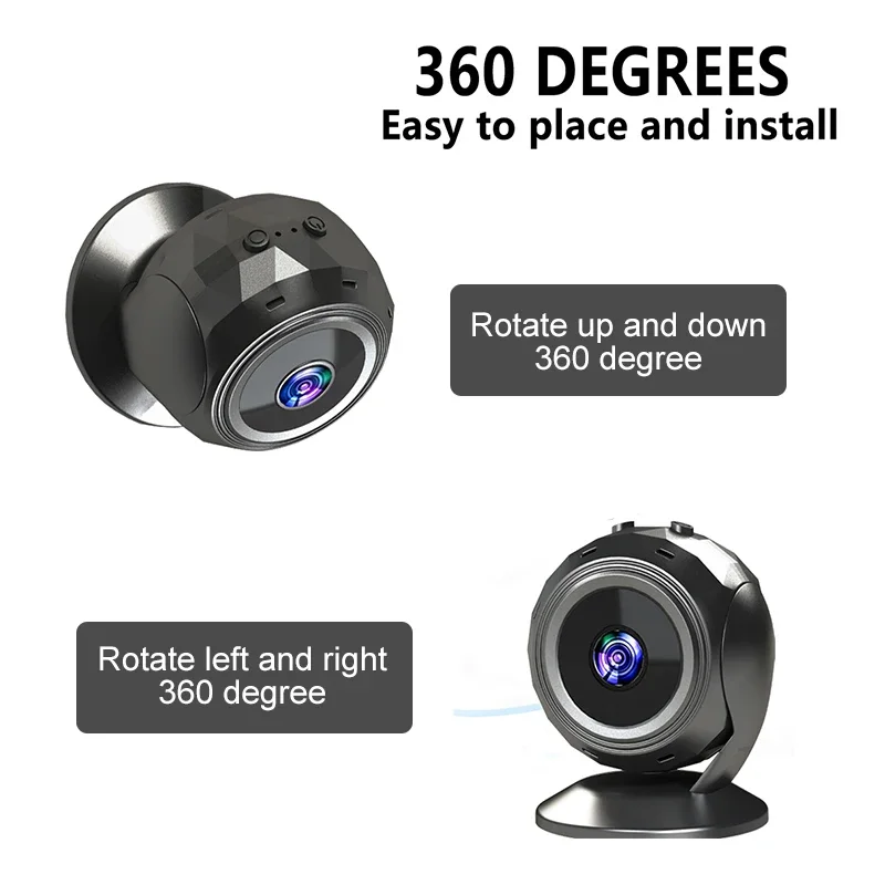 Mini Wifi Camera 360° Rotated  - Smart Home Kamera ulasan dan harga