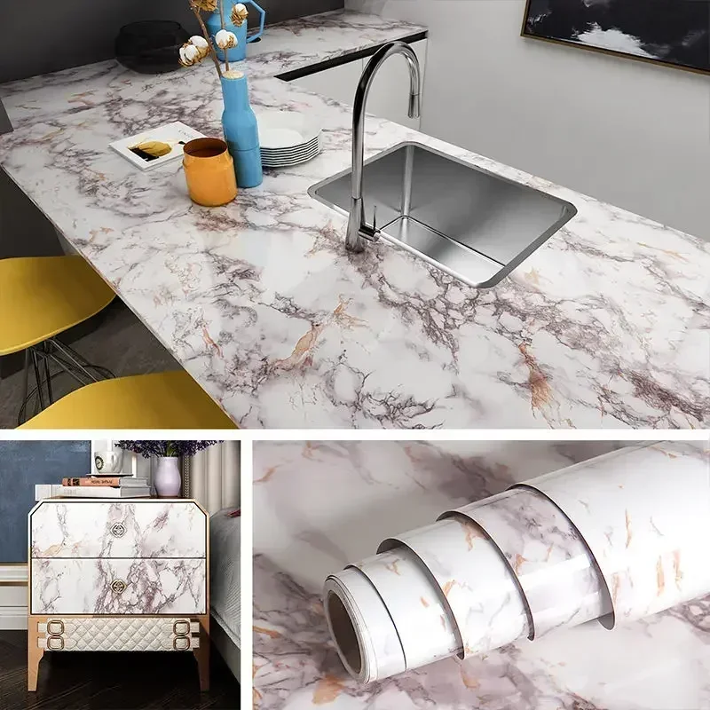 Marble Vinyl Film DIY Self Adh - Smart Home Film ulasan dan harga