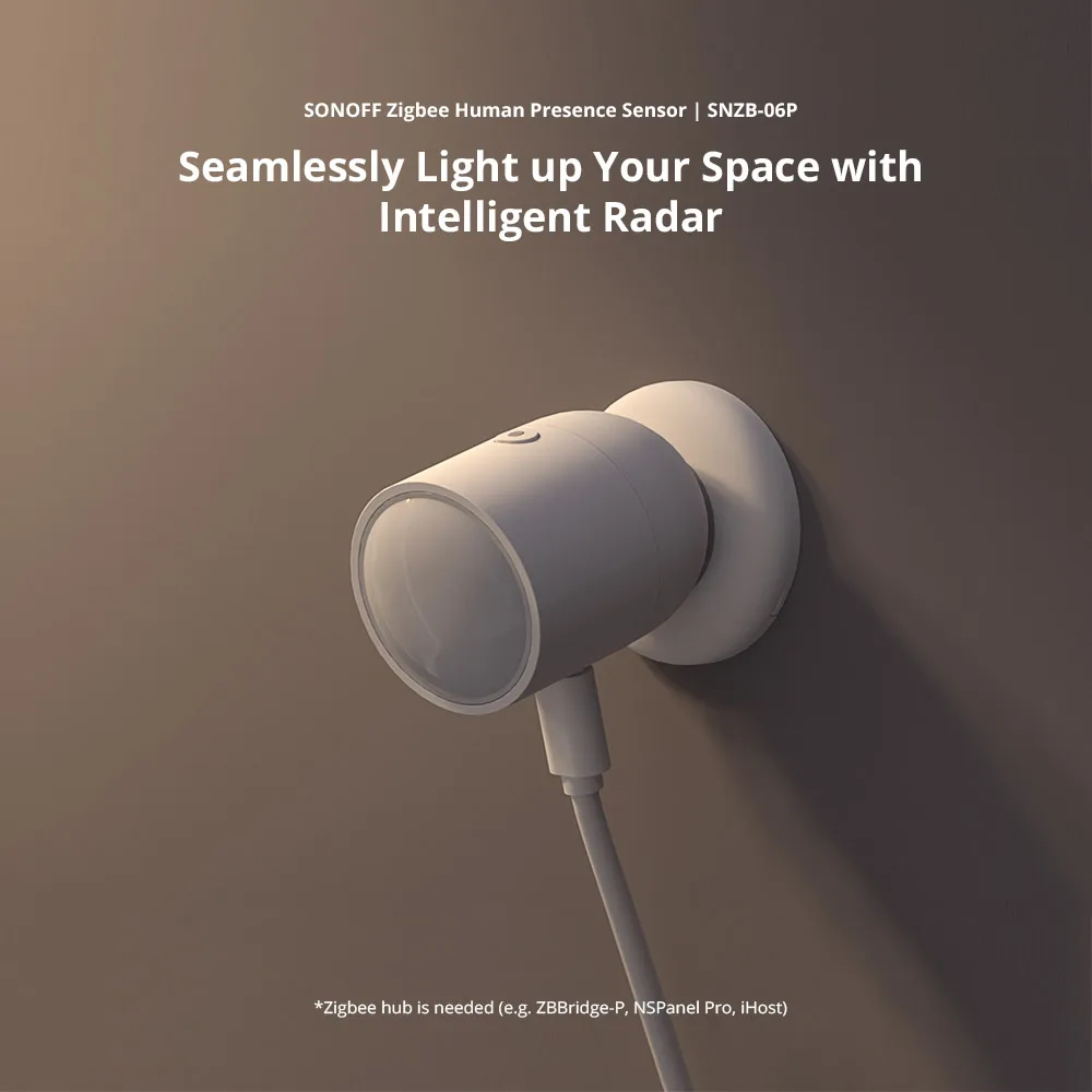 SONOFF SNZB 06P Zigbee Human P - Smart Home Improvement ulasan dan harga