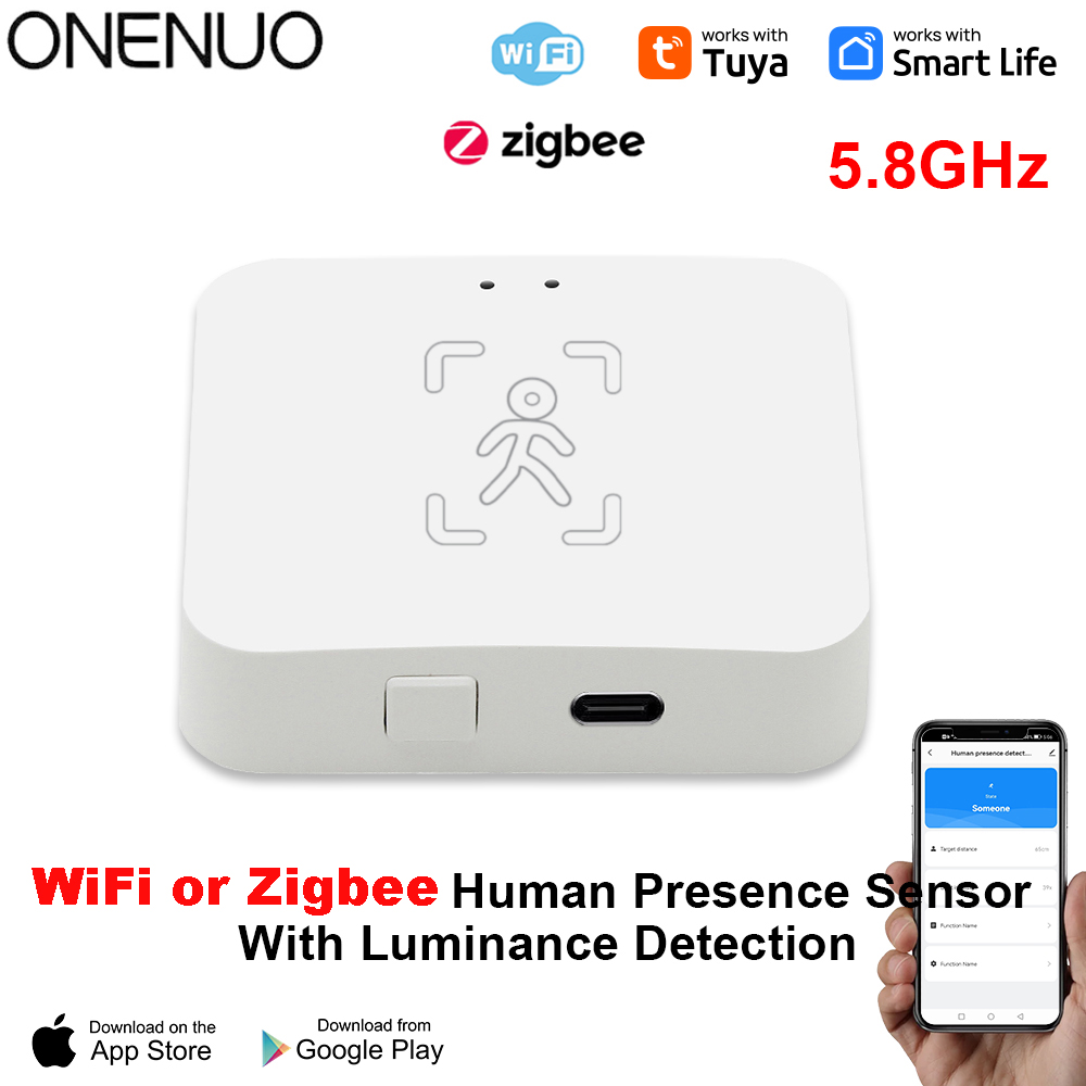 Tuya WiFi/Zigbee Human Presenc - Smart Home Retrofit ulasan dan harga