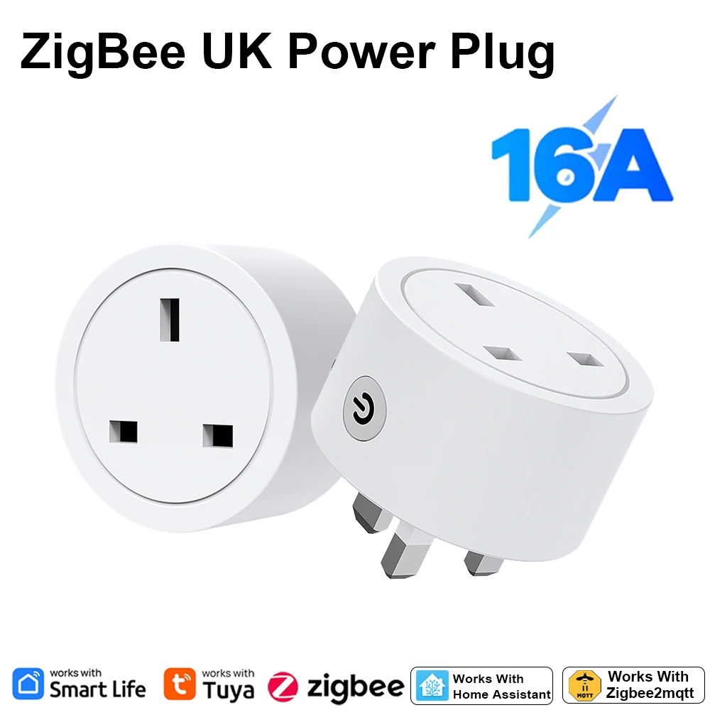 Zigbee Smart Plug 16A UK Socke - Smart Home Google ulasan dan harga