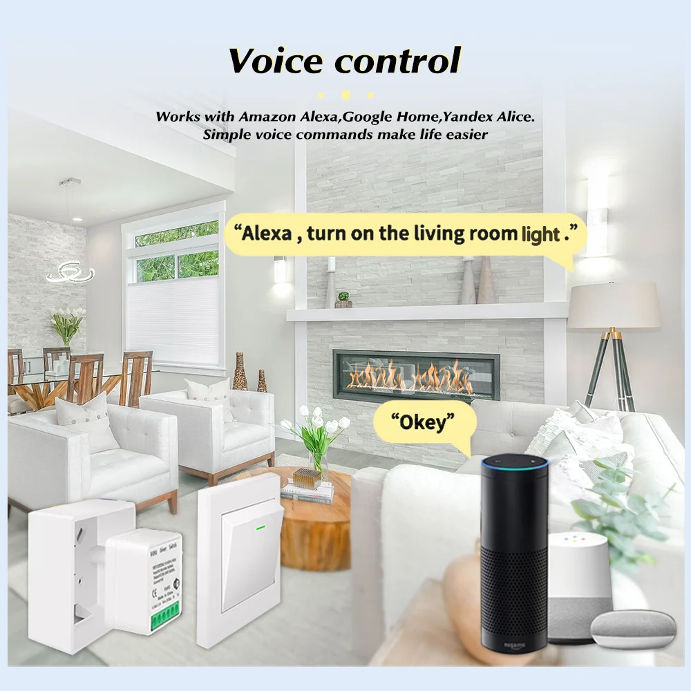 For Tuya Mini Smart WiFi Switc - Smart Home Google ulasan dan harga