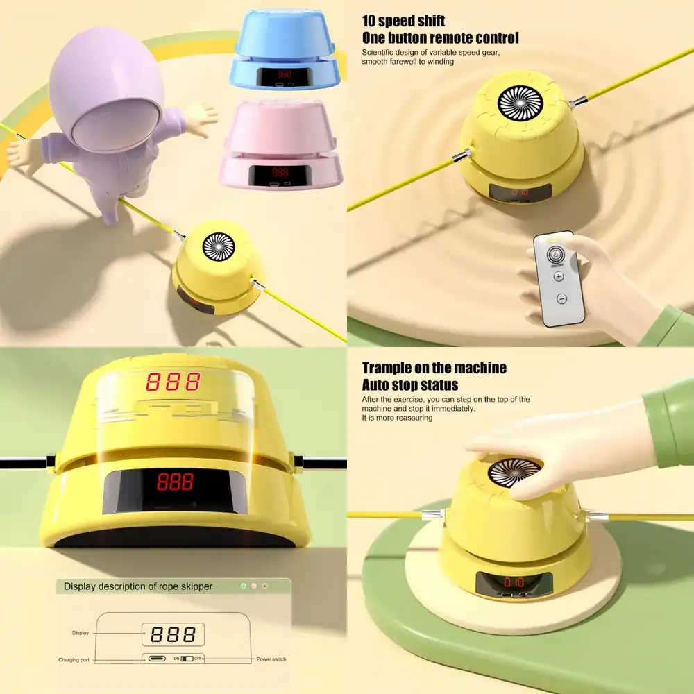 WAP01  Smart Electric Skipping - Smart Home Remote ulasan dan harga