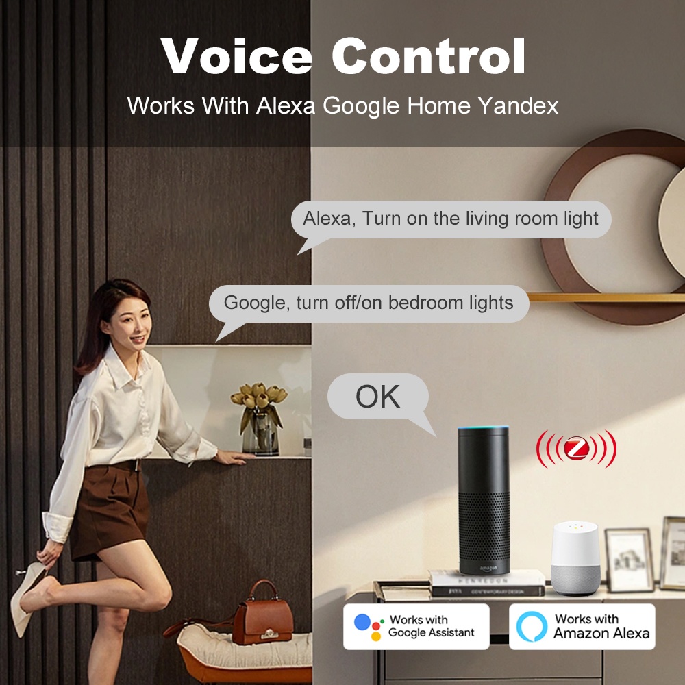 Smart Life ZigBee Push Button  - Smart Home Google ulasan dan harga