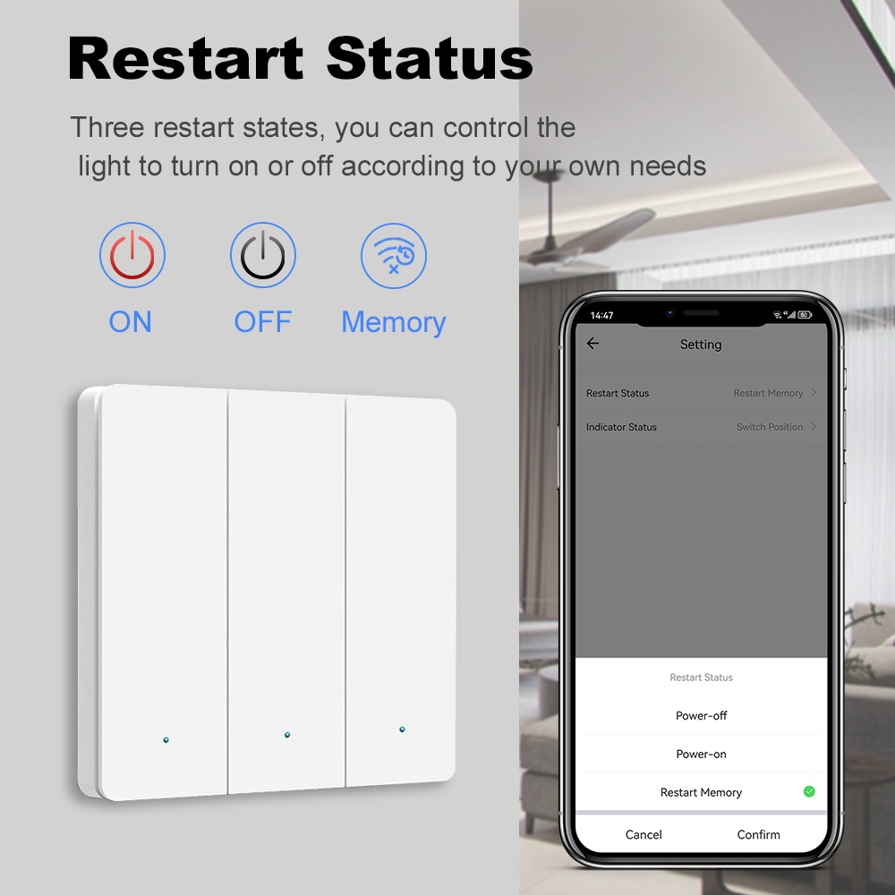 Smart Life ZigBee Push Button  - Smart Home Google ulasan dan harga
