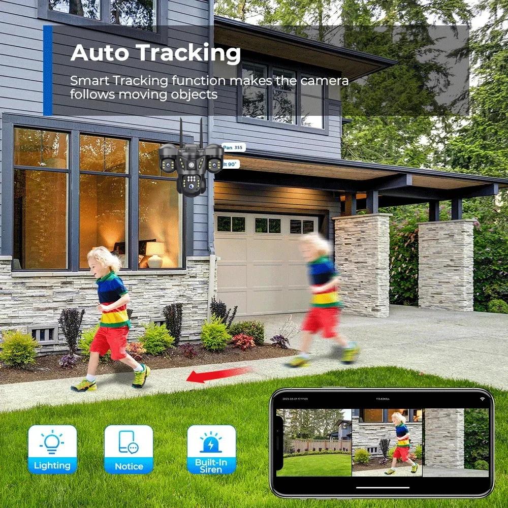 15MP 8K WIFI IP Camera Three S - Smart Home Kamera ulasan dan harga