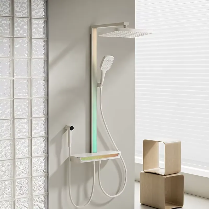 Brass Digital Waterfall Shower - Smart Home Thermostat ulasan dan harga
