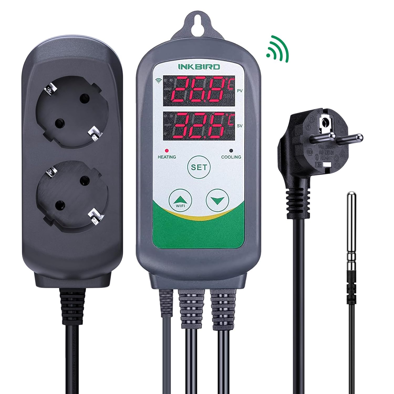 INKBIRD ITC-308-WiFi Digital T - Smart Home Thermostat ulasan dan harga