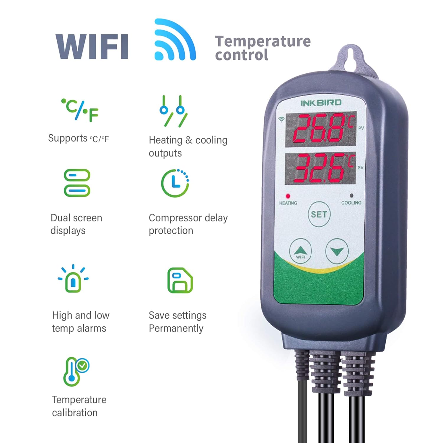 INKBIRD ITC-308-WiFi Digital T - Smart Home Thermostat ulasan dan harga