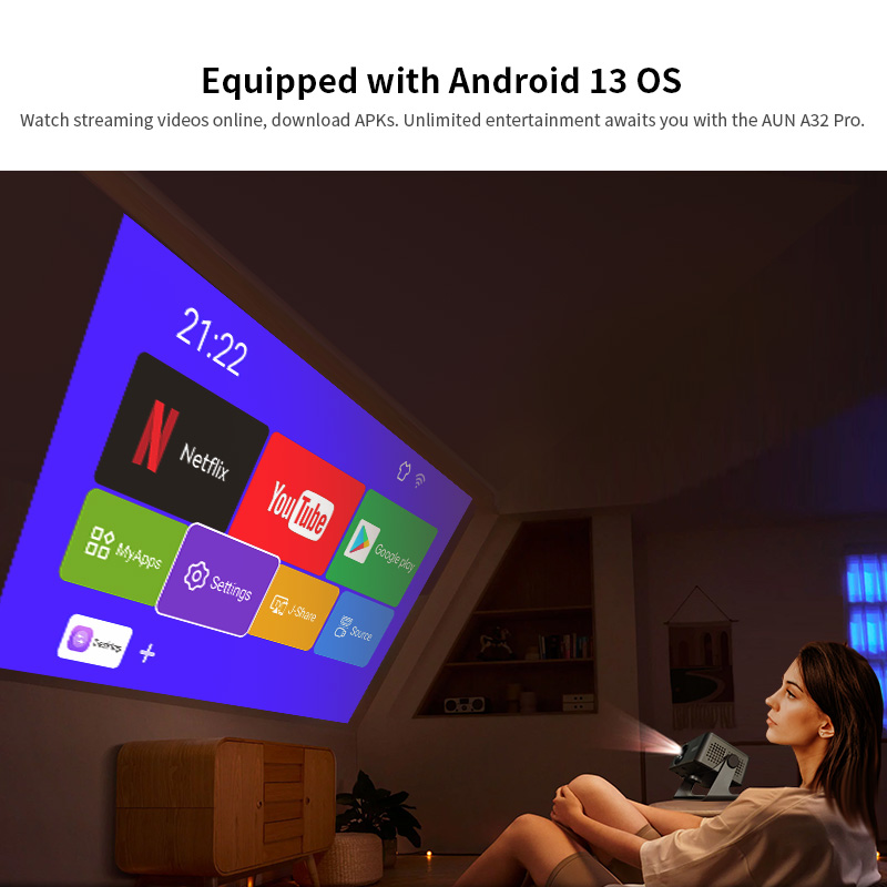 AUN A32 Pro Android 13 Project - Smart Home Retrofit ulasan dan harga