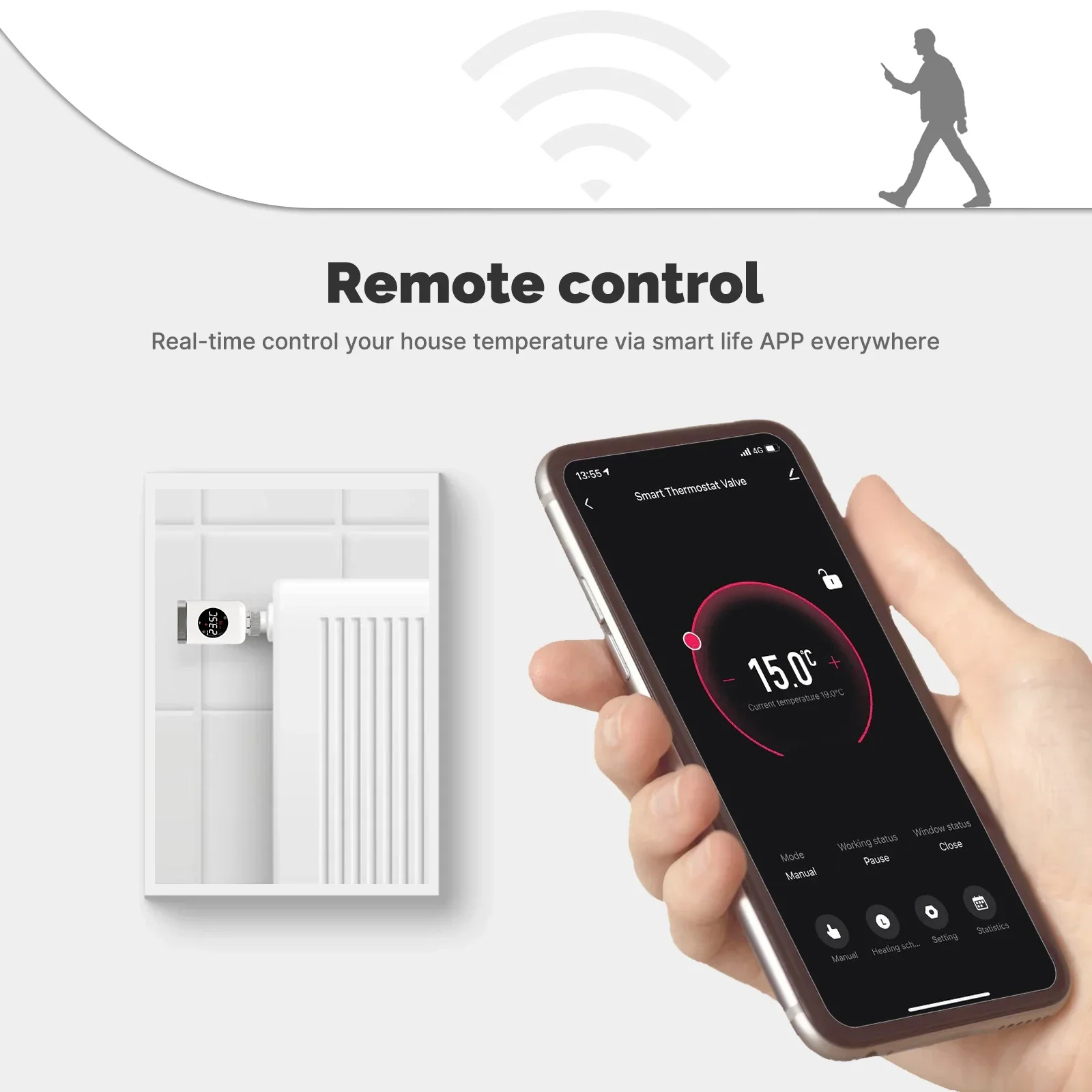 MOES Smart Wifi/Zigbee Thermos - Smart Home Thermostat ulasan dan harga