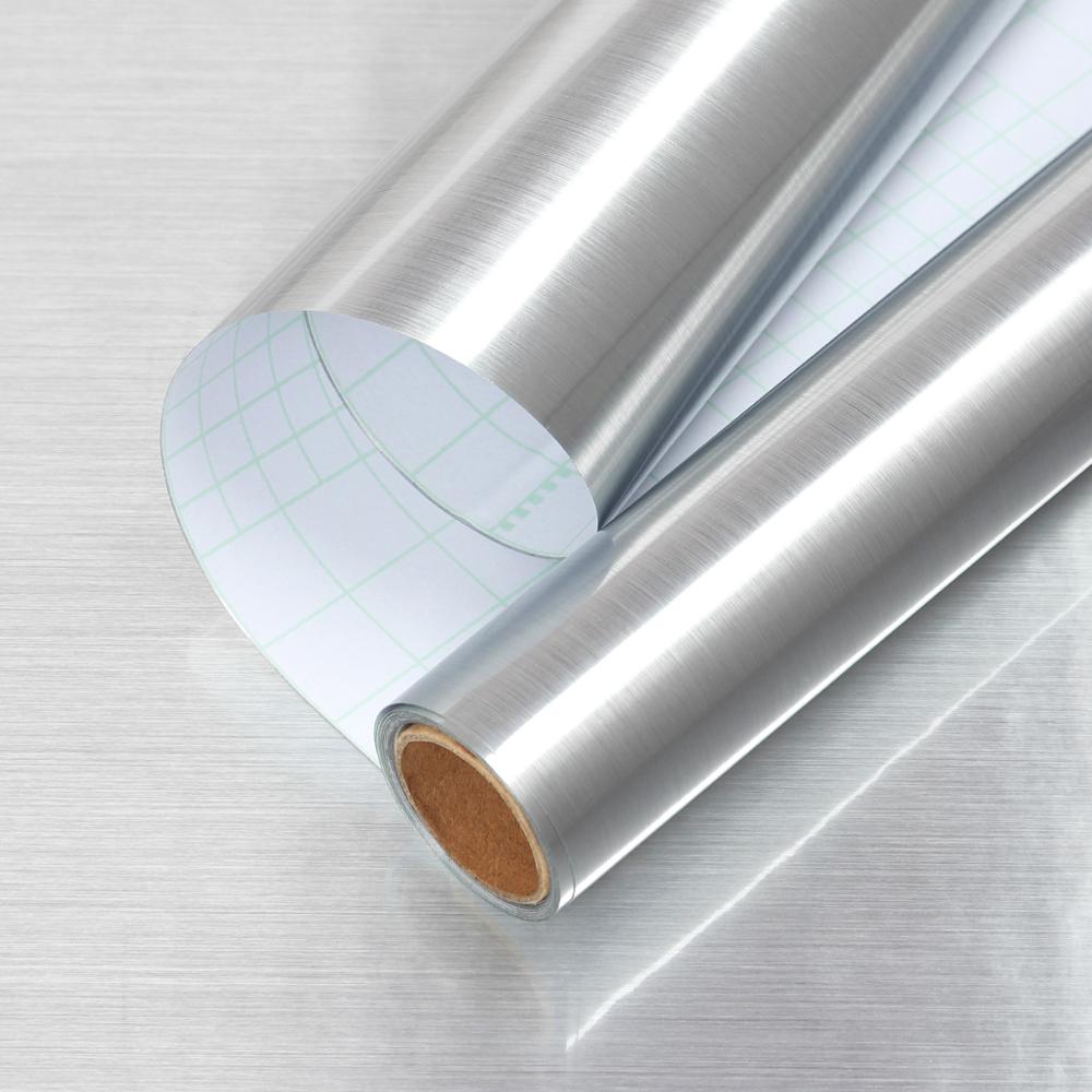 PVC Metal Brushed Gold Silver  - Smart Home Film ulasan dan harga