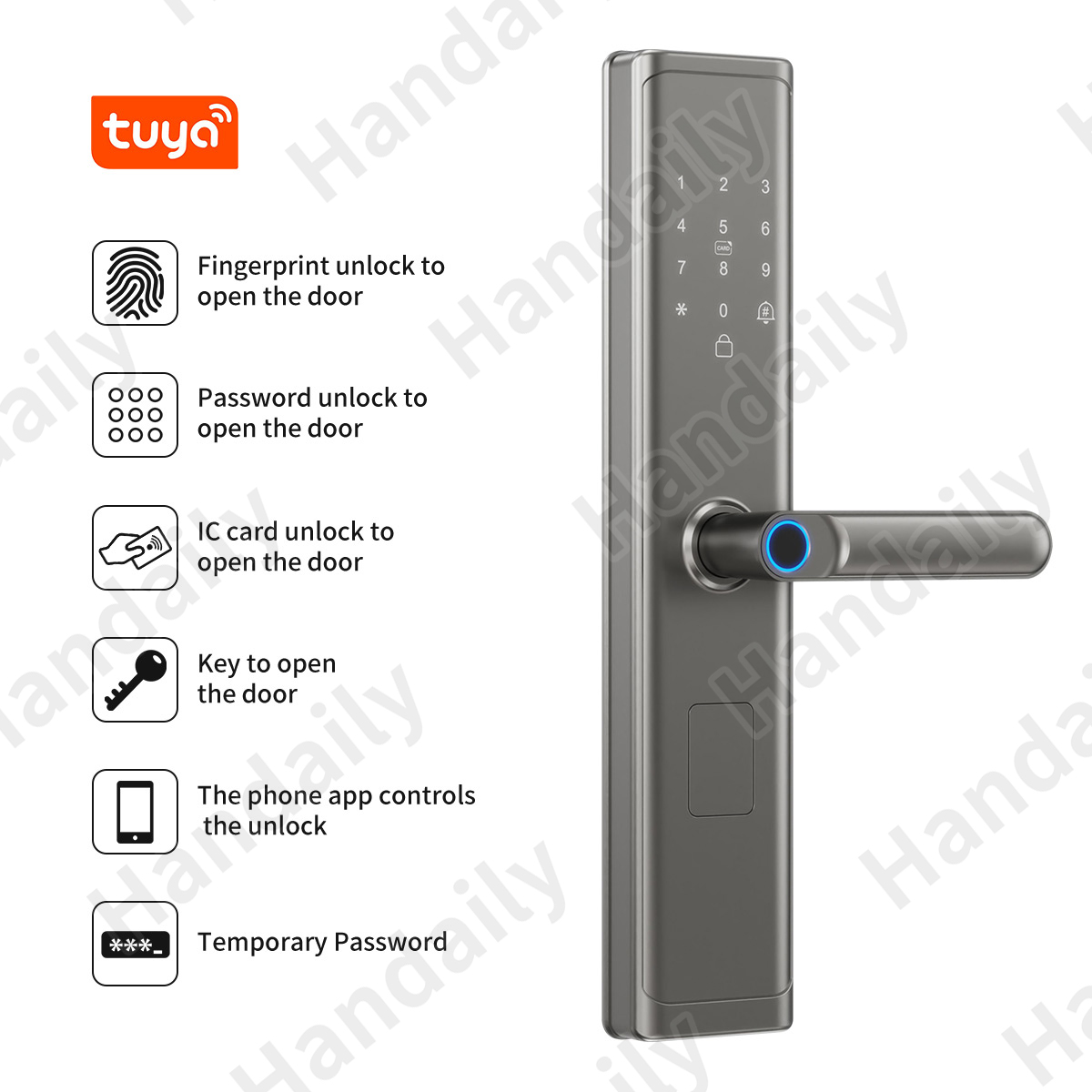 Tuya Wifi TTlock App Fingerpri - Smart Home Lock ulasan dan harga