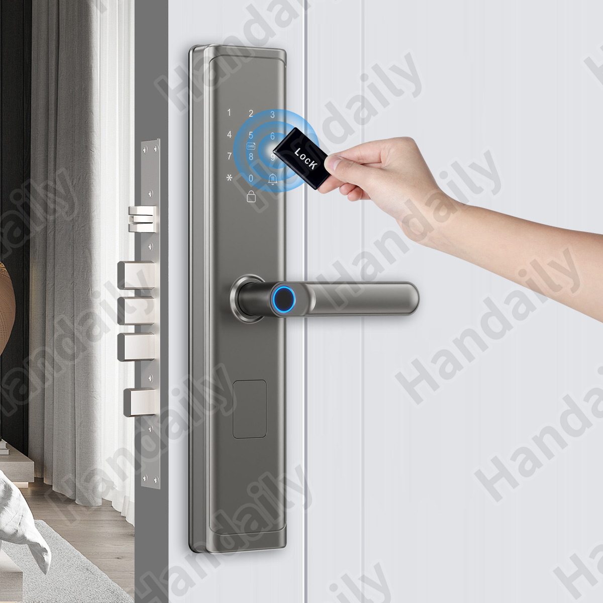 Tuya Wifi TTlock App Fingerpri - Smart Home Lock ulasan dan harga