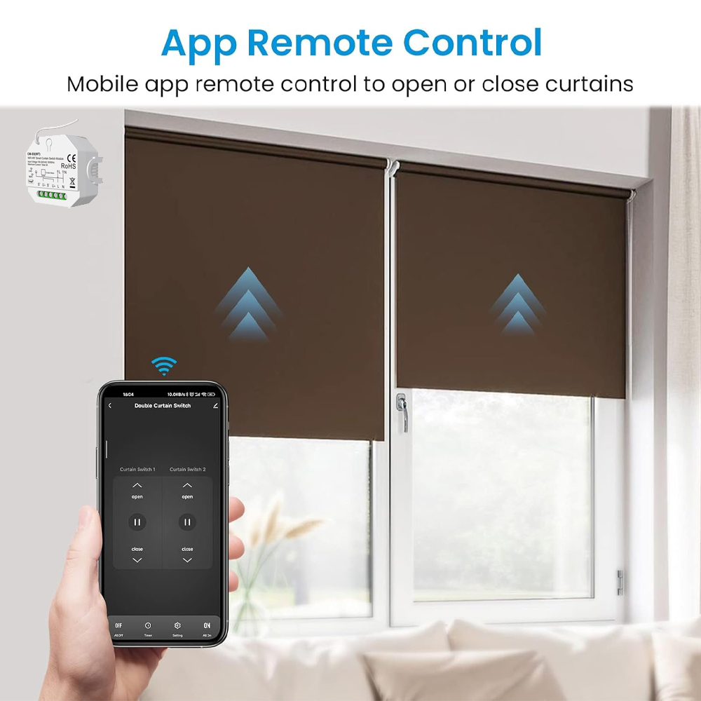 Smart Curtain Switch for Rolle - Smart Home Google ulasan dan harga